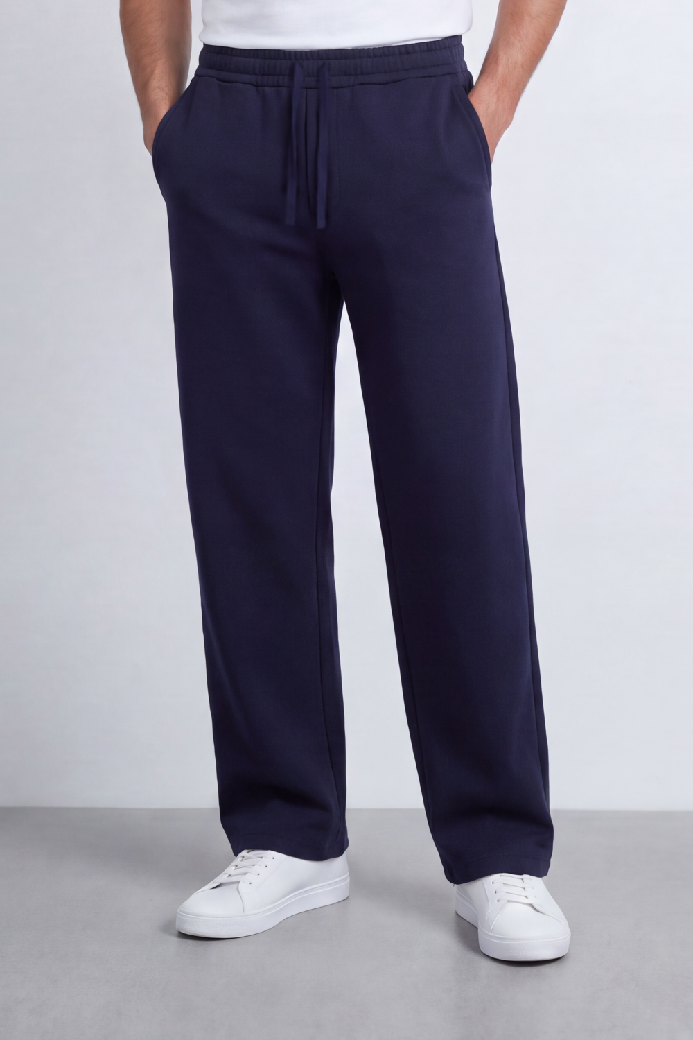 Men's Tomato Store Interlock Track Pants Elastic Drawstring Waist Summer Melton Oversize