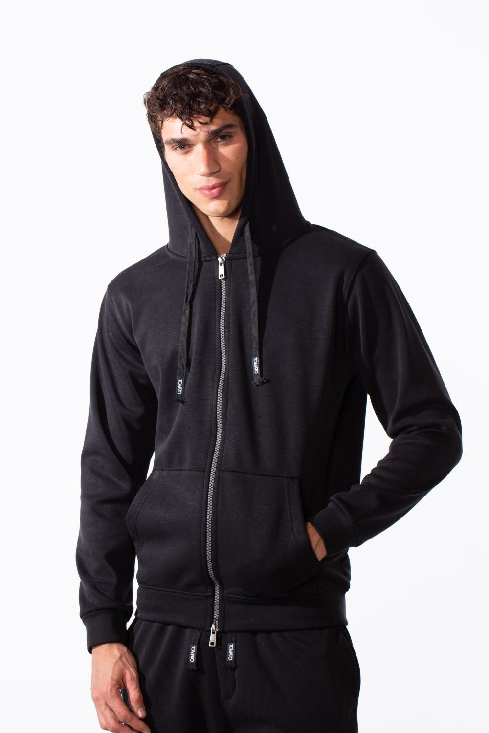 Men's Oversize Melton 2 Pieces Winter Outfit Set