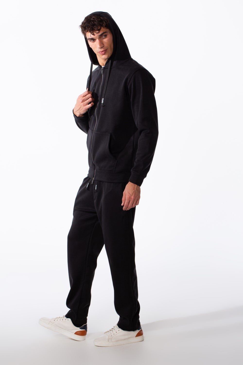 Men's Oversize Melton 2 Pieces Winter Outfit Set