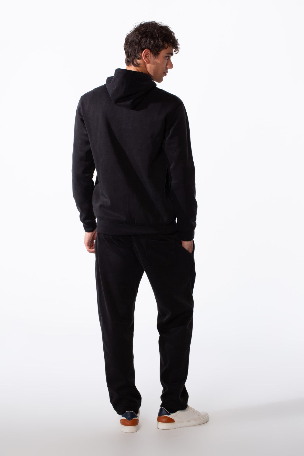 Men's Oversize Melton 2 Pieces Winter Outfit Set