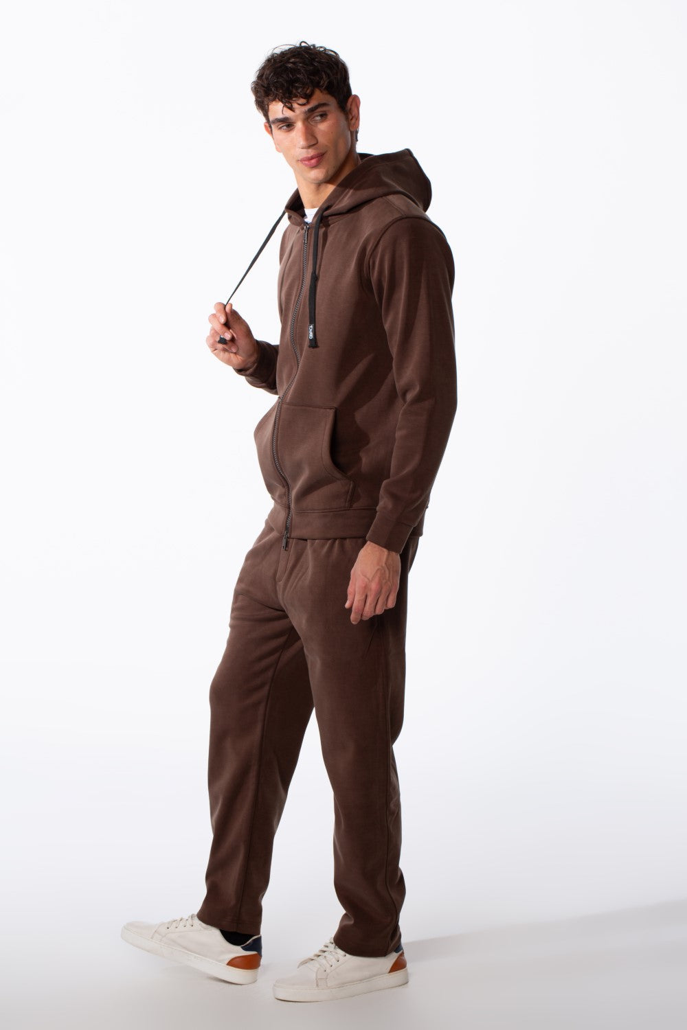 Men's Oversize Melton 2 Pieces Winter Outfit Set