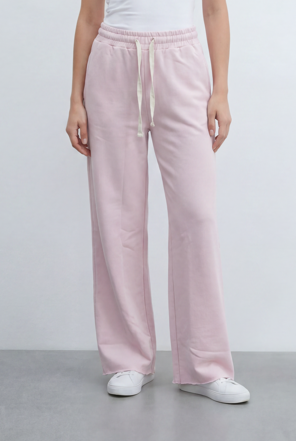 Women’s Tomato Store Fluid Lounge Sweatpants With Smooth Solid Surface Plain Dye Texture