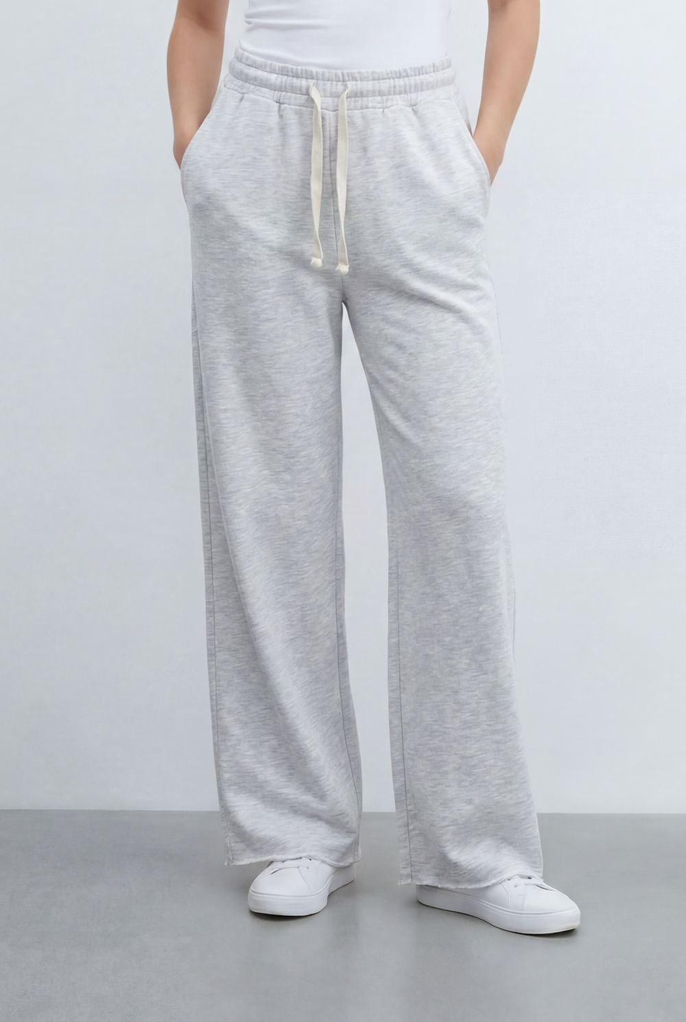 Women’s Tomato Store Fluid Lounge Sweatpants With Smooth Solid Surface Plain Dye Texture