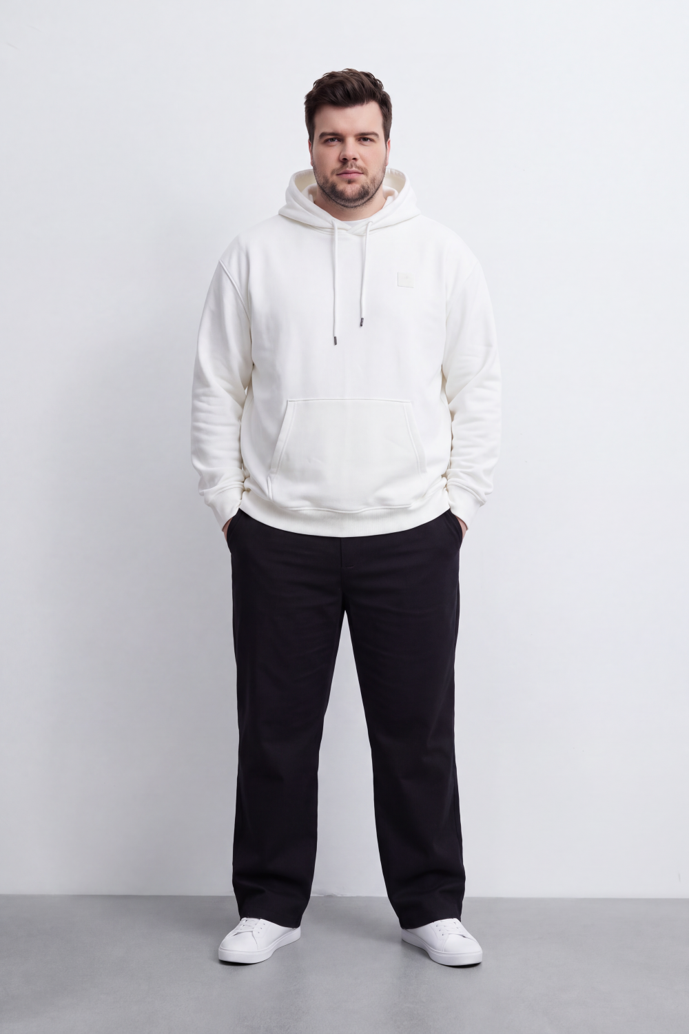 Men's Tomato Store Melton Sweatshirt Hood Kangaroo Pocket Big Size