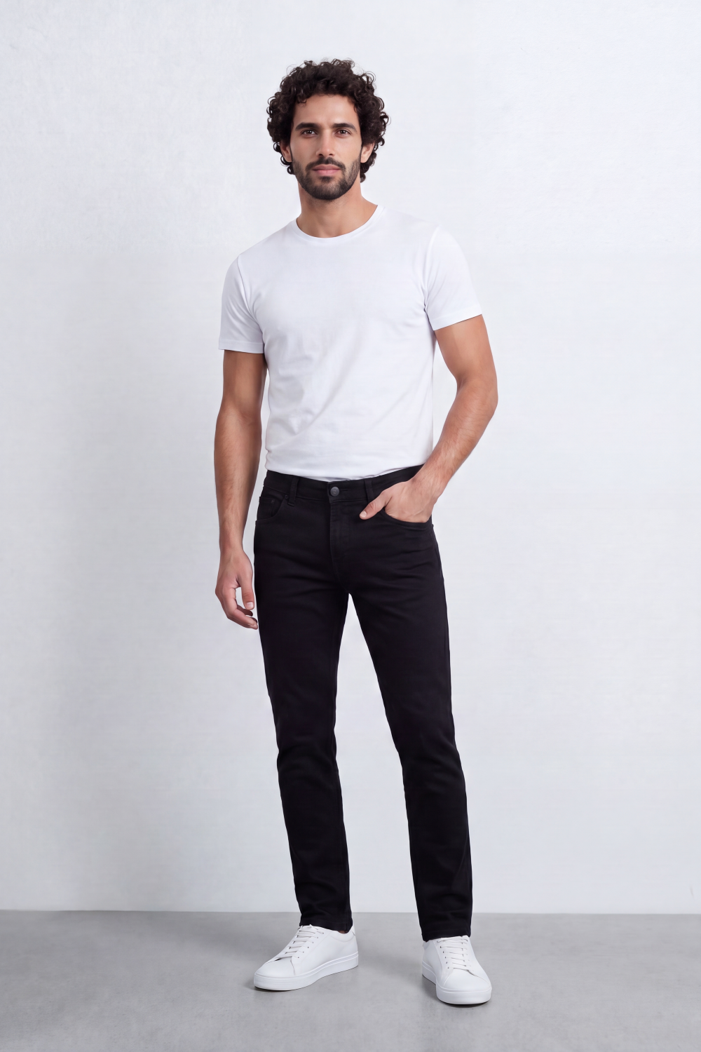 Men’s Tomato Store Slim Track Jeans Pants Washed Grain Finish Runs Through Slim Fit