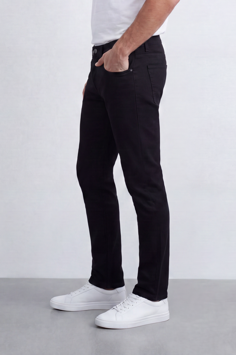 Men’s Tomato Store Slim Track Jeans Pants Washed Grain Finish Runs Through Slim Fit