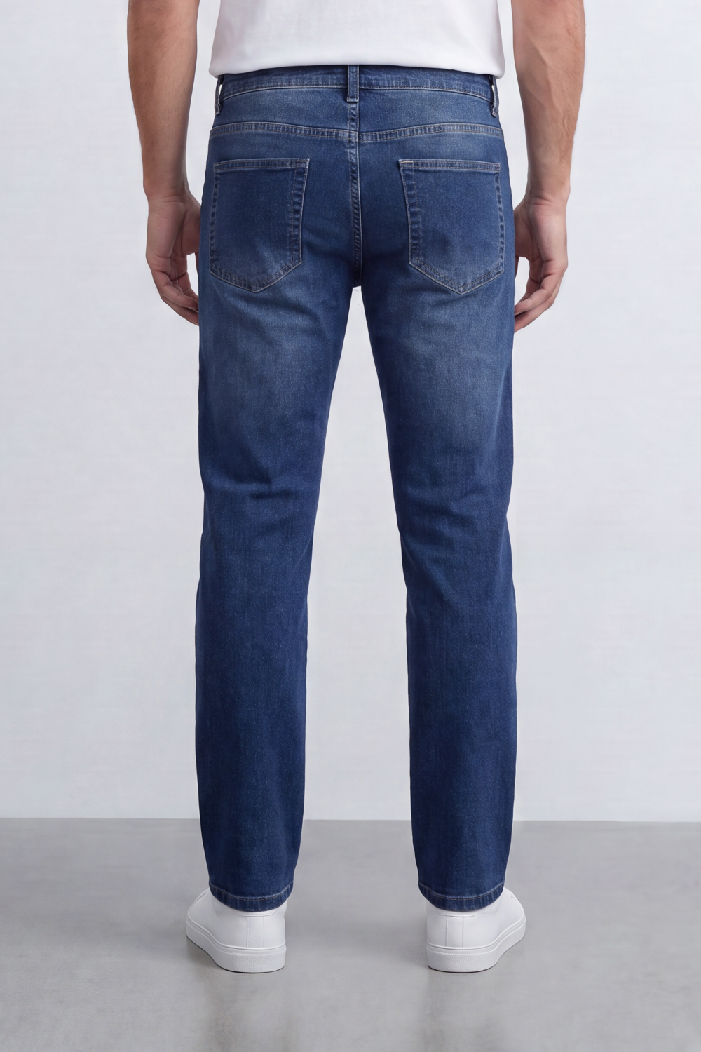 Men’s Tomato Store Slim Track Jeans Pants Washed Grain Finish Runs Through Slim Fit