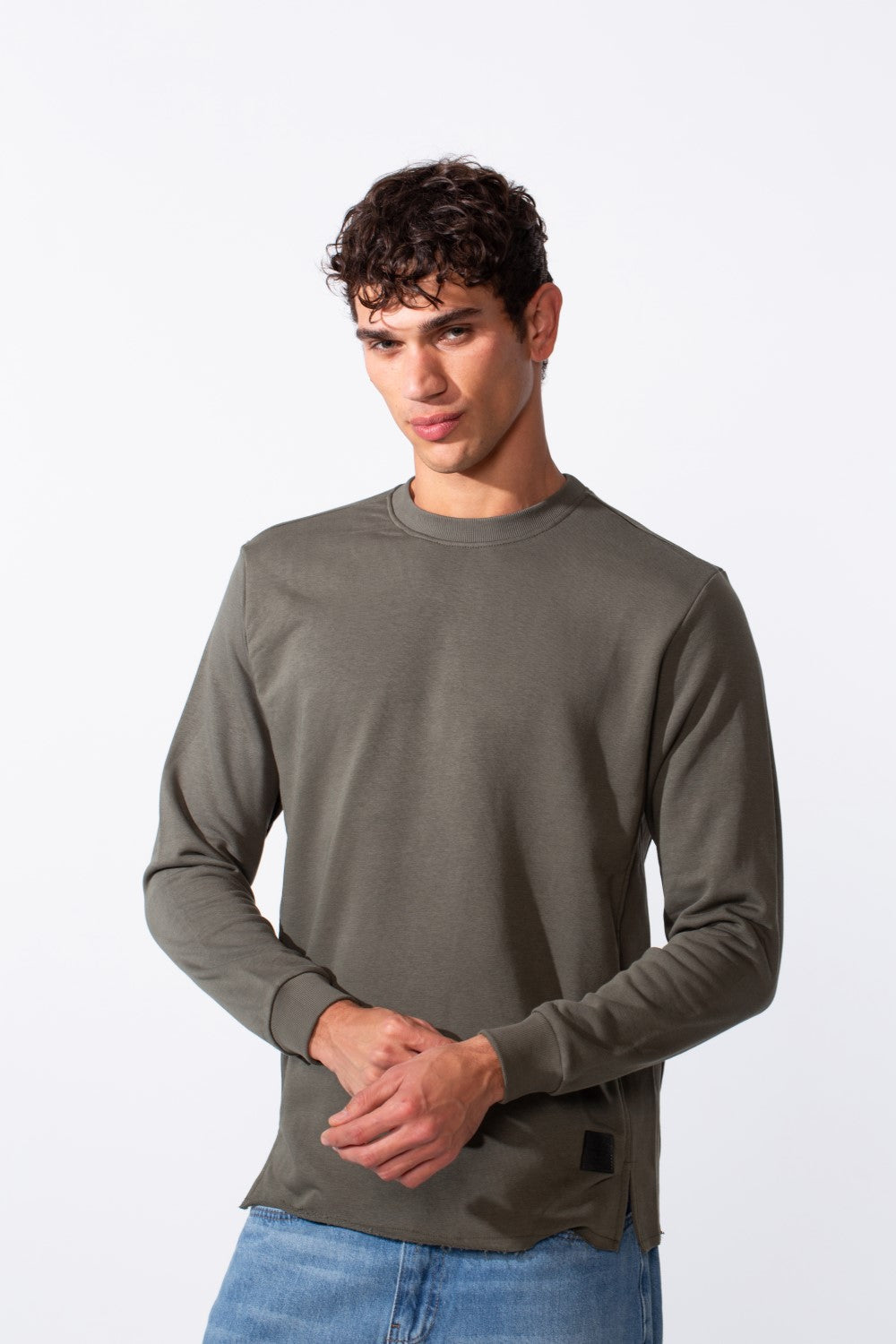 Men's Winter Slim Fit Plain Milton Long Sleeve T-Shirt