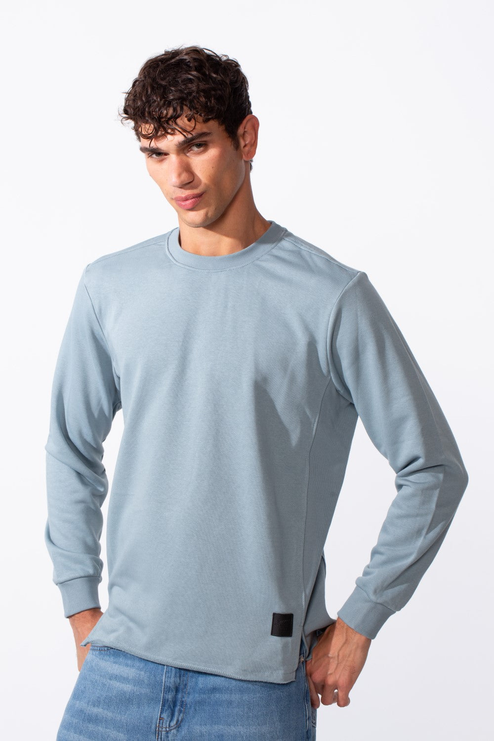 Men's Winter Slim Fit Plain Milton Long Sleeve T-Shirt