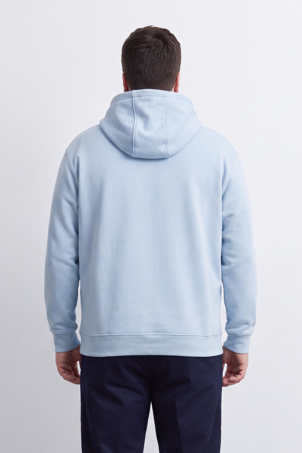 Men's Tomato Store Big Size Hood Sweatshirt Keep Life Simple Script Graphic Kangaroo Pocket