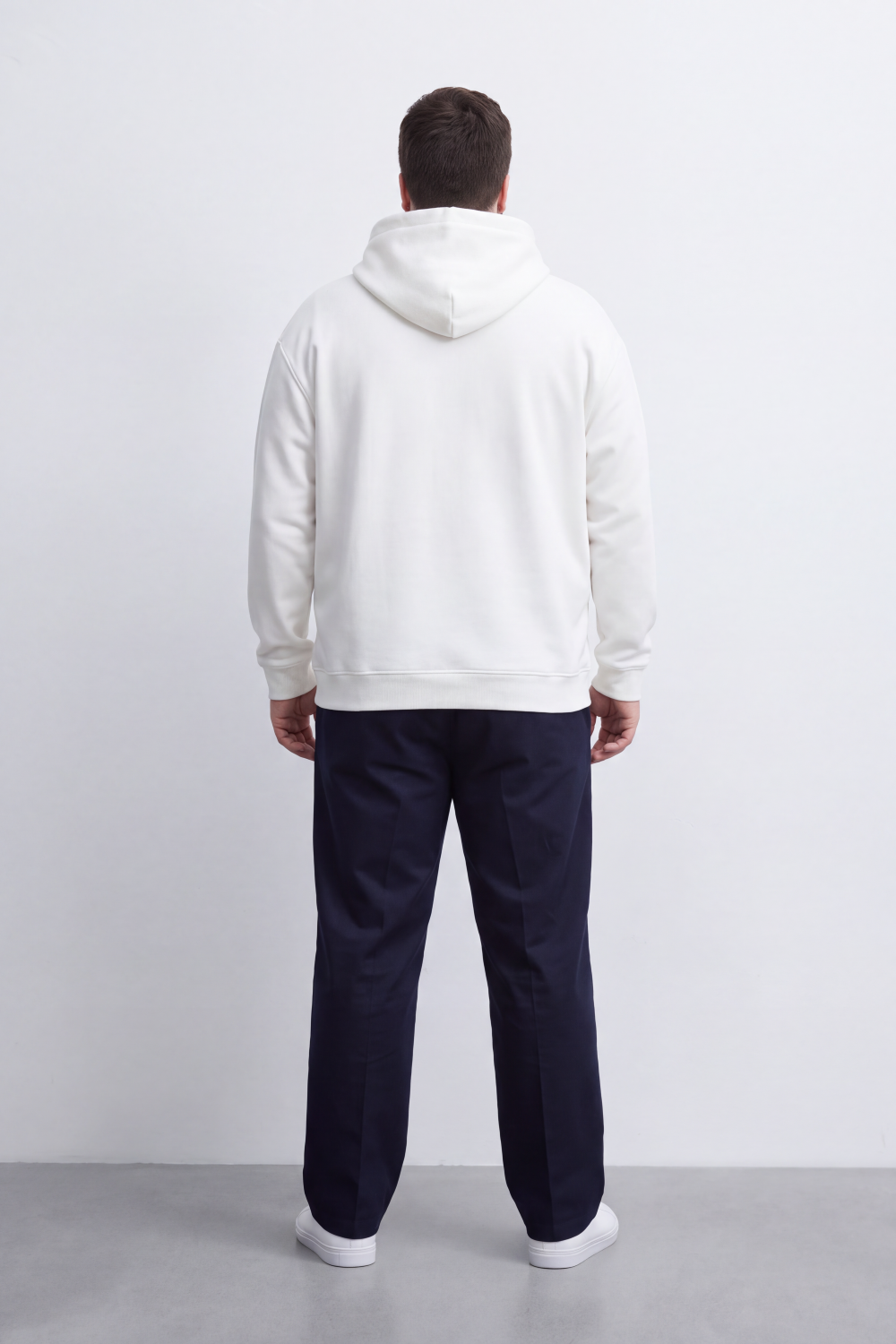 Men's Tomato Store Big Size Hood Sweatshirt Keep Life Simple Script Graphic Kangaroo Pocket