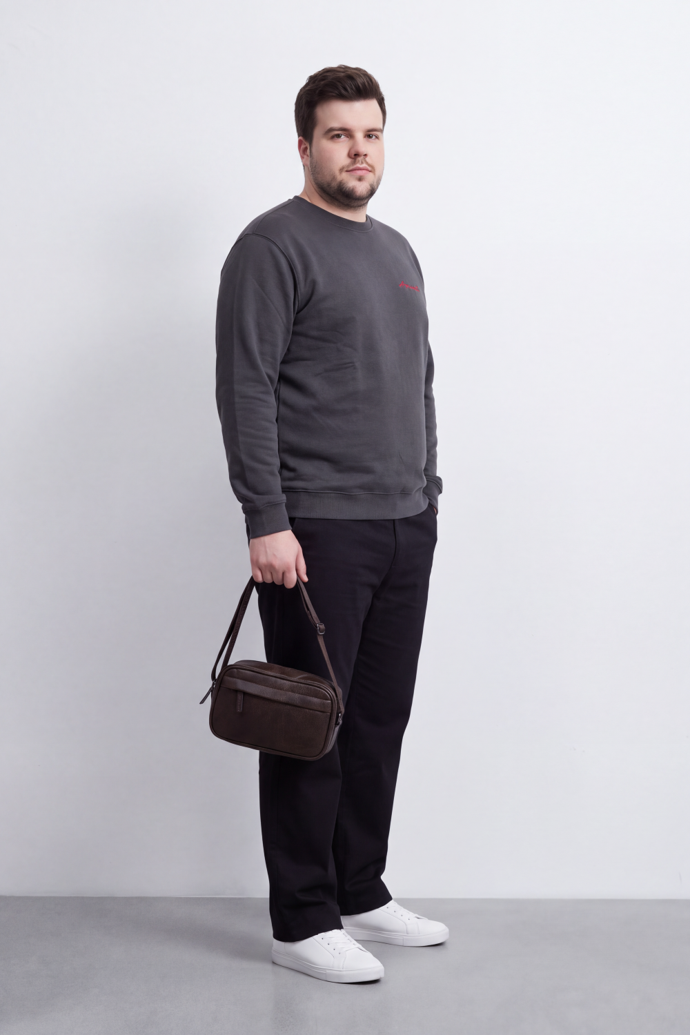 Men's Tomato Store Big Size Melton Sweatshirt Authentic Script Back Graphic