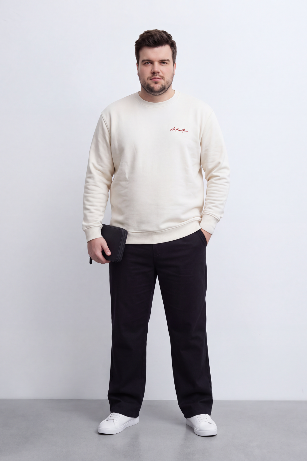 Men's Tomato Store Big Size Melton Sweatshirt Authentic Script Back Graphic
