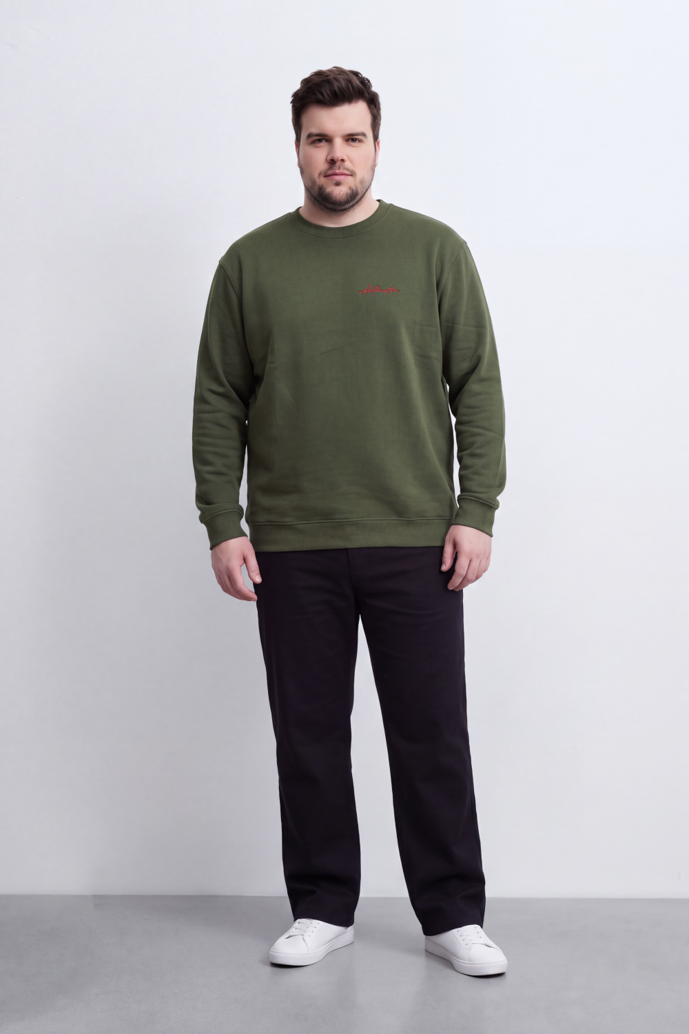 Men's Tomato Store Big Size Melton Sweatshirt Authentic Script Back Graphic