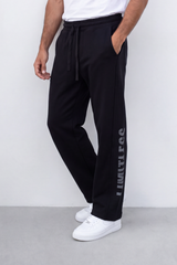 Men's Tomato Store Sweatpants Summer Melton Contrast Drawstring Waist Limitless Side Typography Wide Leg