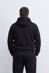 Men's Tomato Store Brushed Fleece Big Size Hoodie Logo Patch Detail Hood Kangaroo Pocket Summer Melton Slim Fit