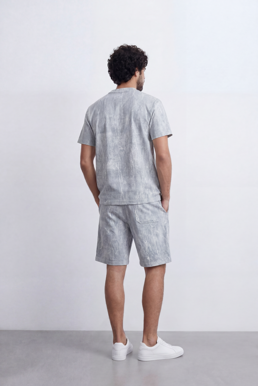 Men’s Tomato Store Marble Effect Co-Ord Set Crinkle Wash Texture Regular fit Outfit