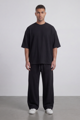 Men’s Tomato Store Shadow Ease Co-Ord Set With Soft Textured Knit Surface Plain Solid Dye Finish Outfit