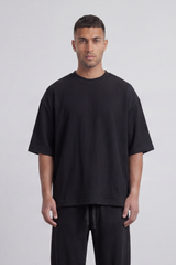 Men’s Tomato Store Shadow Ease Co-Ord Set With Soft Textured Knit Surface Plain Solid Dye Finish Outfit