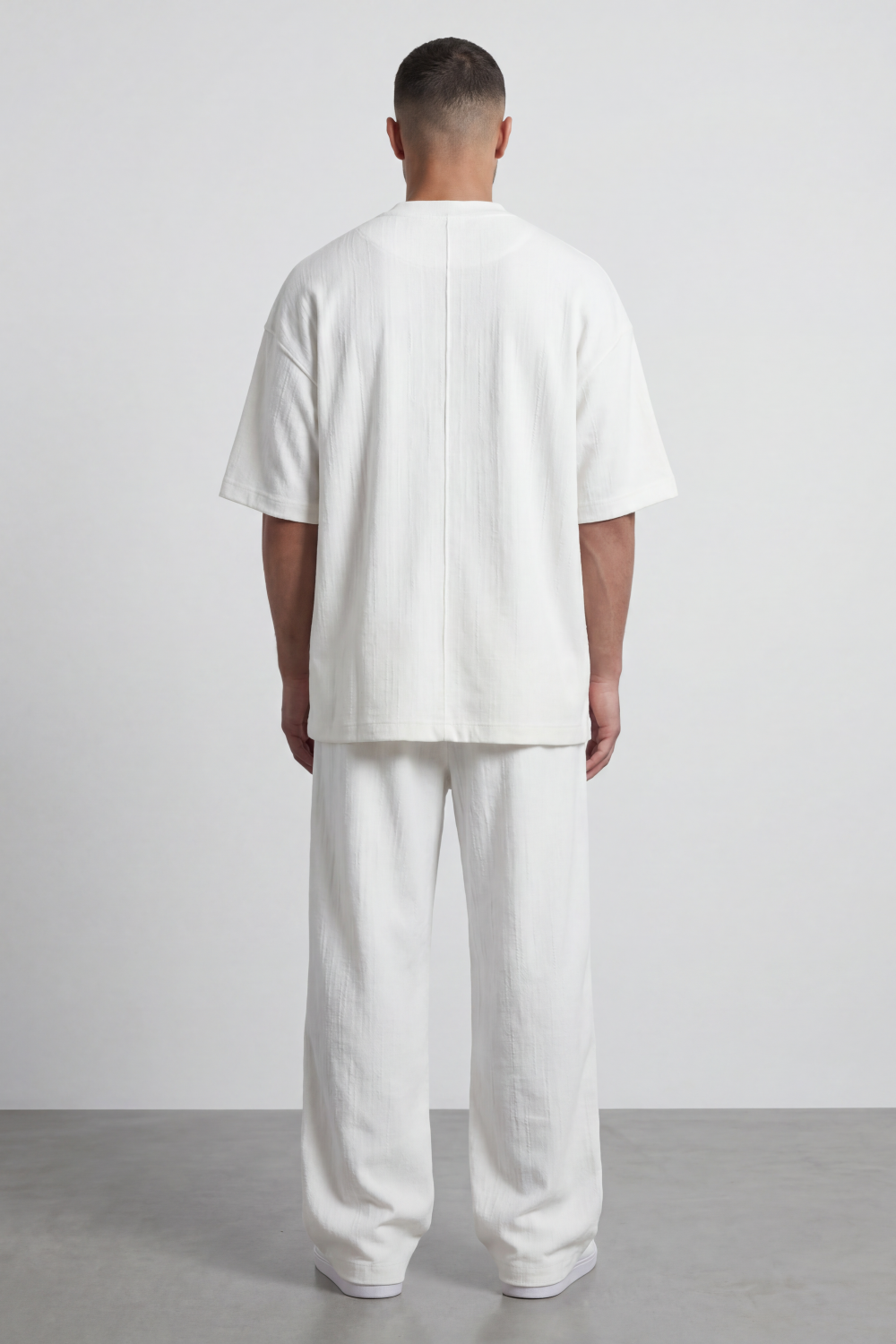 Men’s Tomato Store Shadow Ease Co-Ord Set With Soft Textured Knit Surface Plain Solid Dye Finish Outfit
