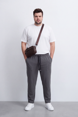 Men's Tomato Store Big Size Sweatpants Utility Patch Pockets Wide Leg
