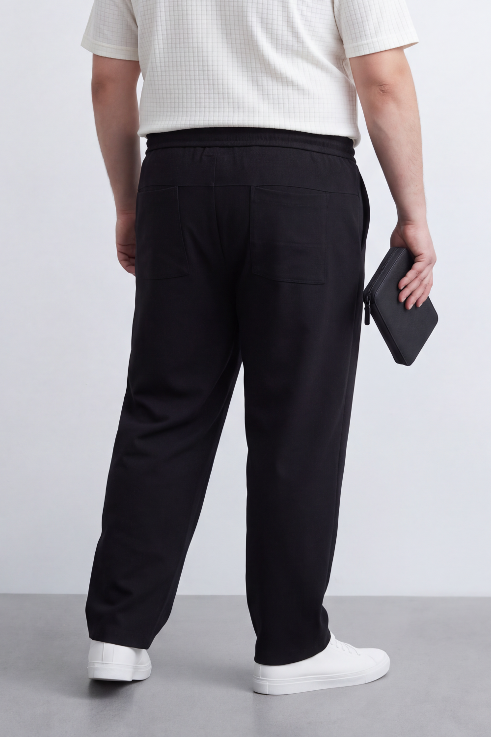 Men's Tomato Store Big Size Sweatpants Utility Patch Pockets Wide Leg