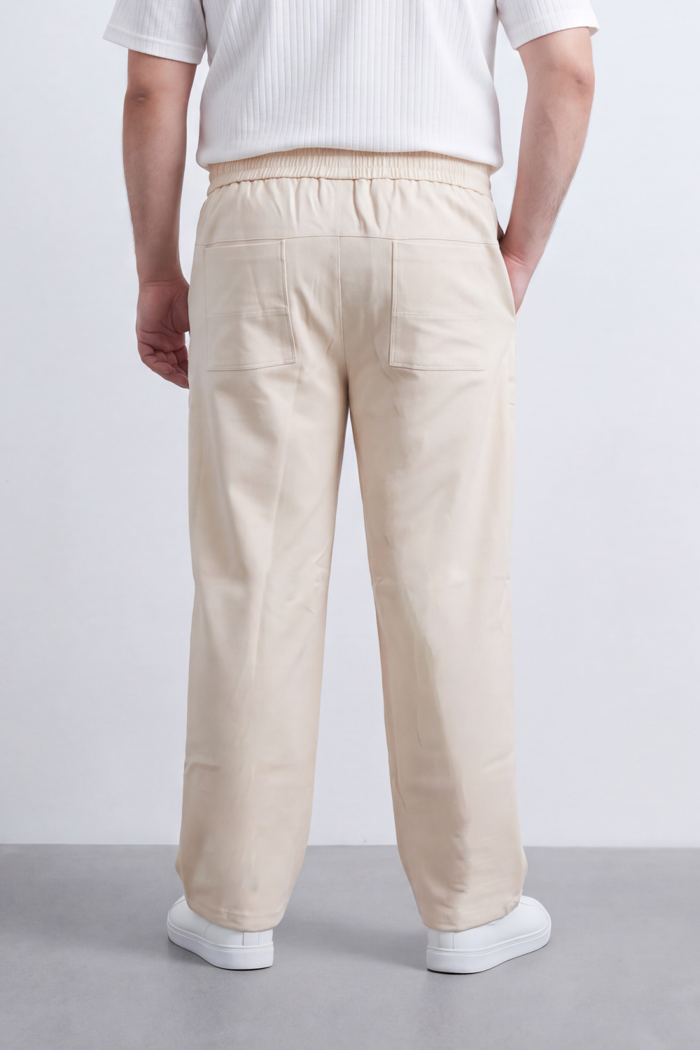 Men's Tomato Store Big Size Sweatpants Utility Patch Pockets Wide Leg