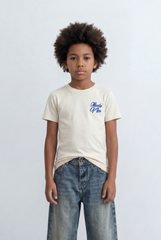 Boy's Tomato Store  T-Shirt Raised Text Graphic Detail Bold Typography