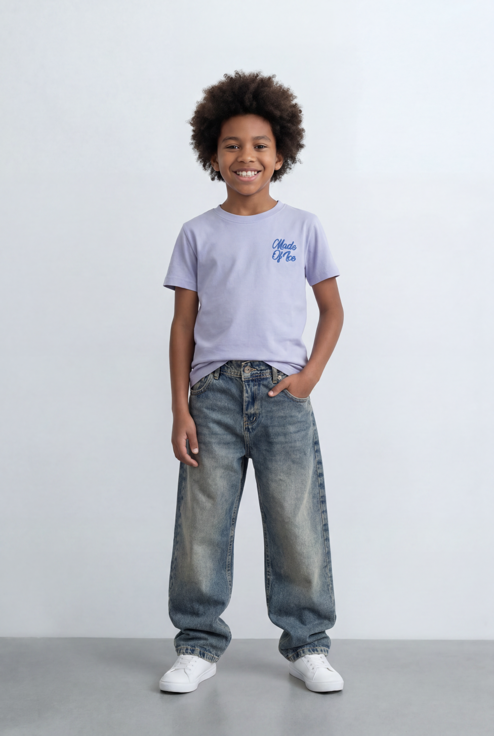 Boy's Tomato Store  T-Shirt Raised Text Graphic Detail Bold Typography