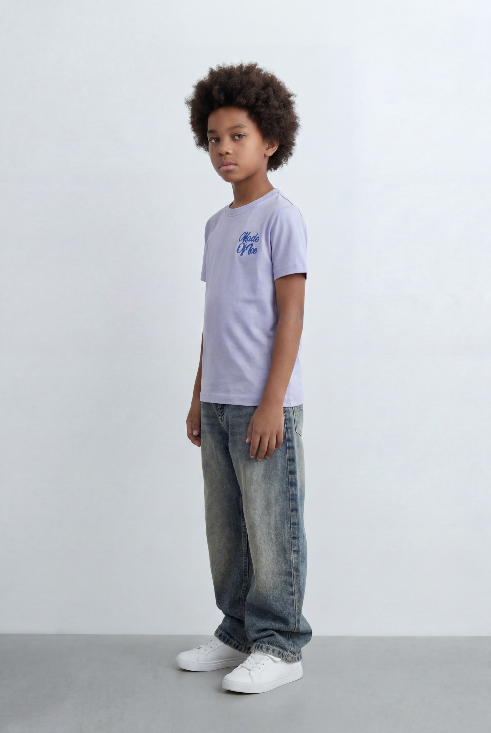 Boy's Tomato Store  T-Shirt Raised Text Graphic Detail Bold Typography