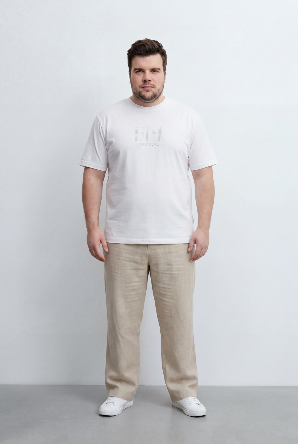 Men’s Tomato Store Big Size Graphic T-Shirt Tonal 94 Original Front Print Design Classic Crew Neck Short Sleeves