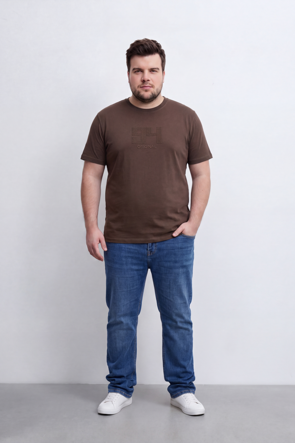 Men’s Tomato Store Big Size Graphic T-Shirt Tonal 94 Original Front Print Design Classic Crew Neck Short Sleeves