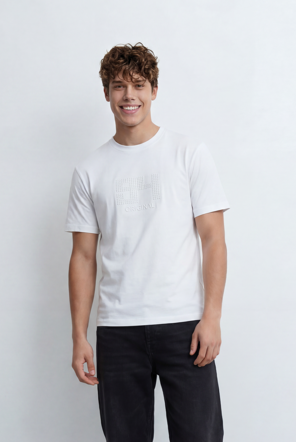 Men’s Tomato Store Elevates Essential T-Shirt Subtle 94 Original Chest Graphic