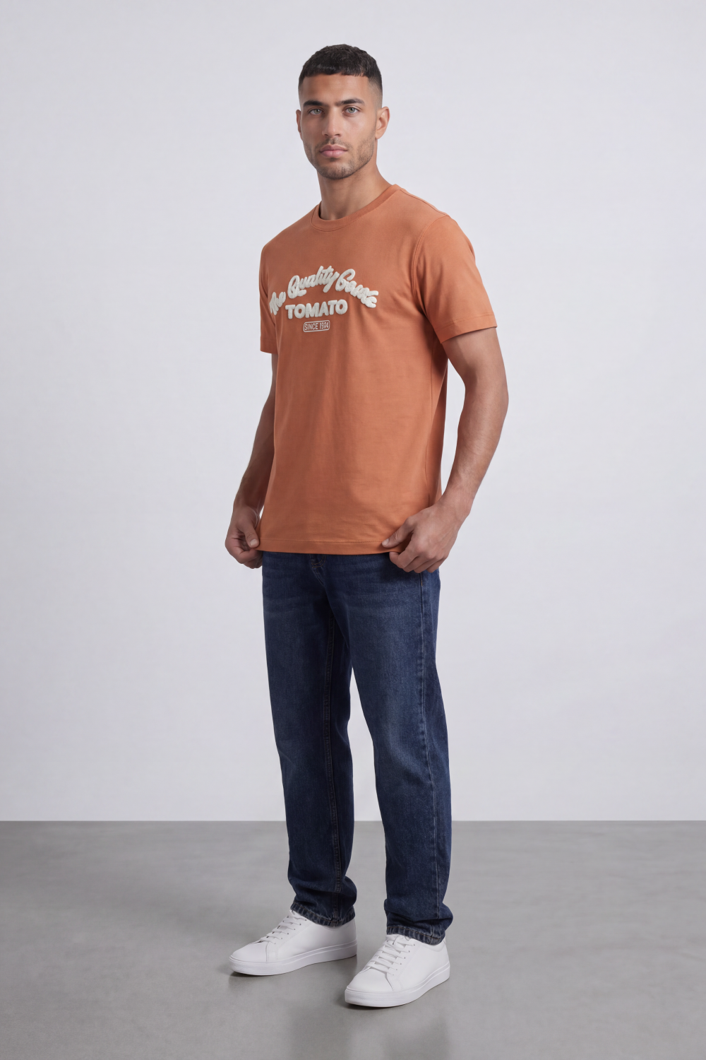 Men's Tomato Store Graphic T-Shirt Retro Quality Crew Typography Since 1994 Chest Artwork Reguler Fit