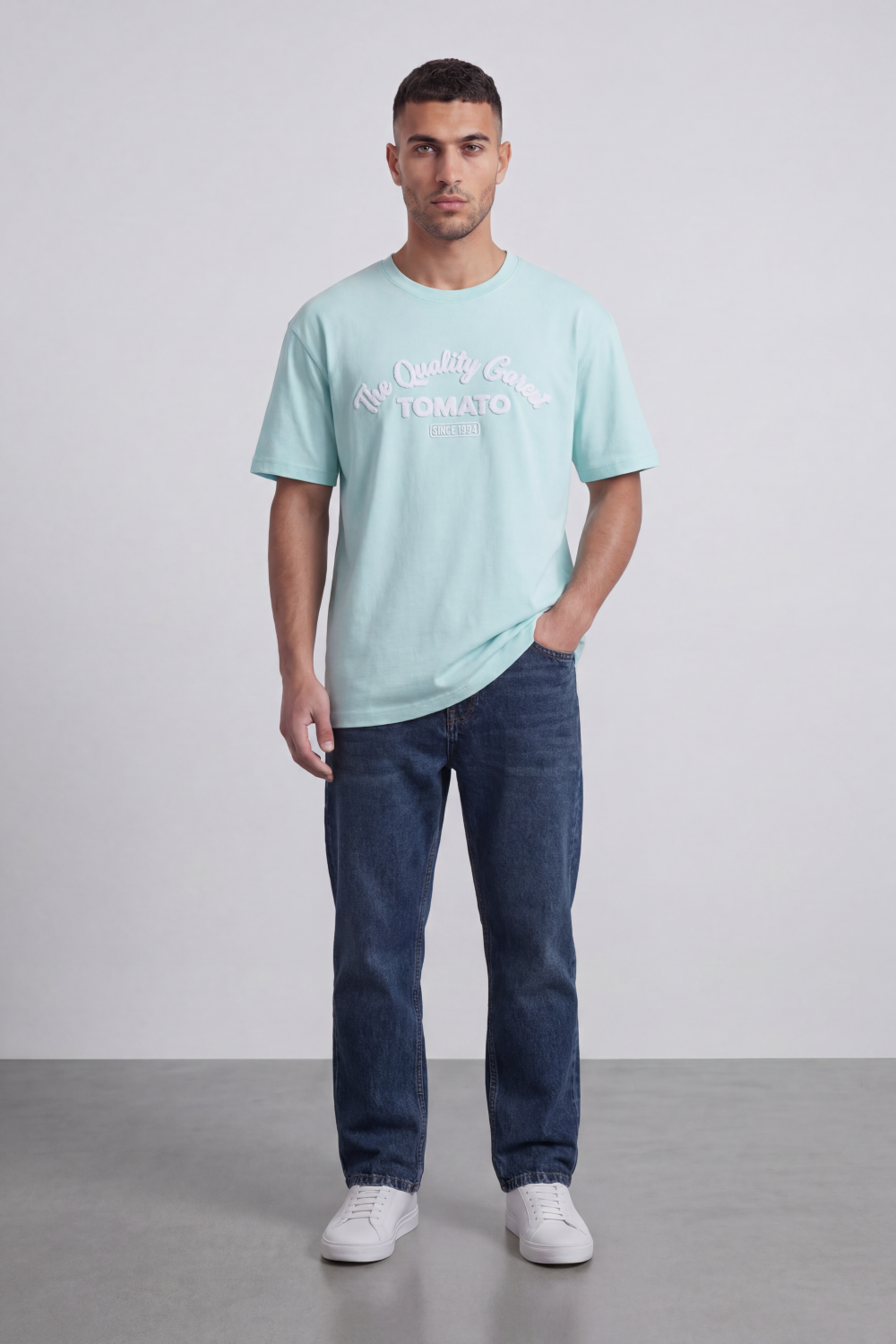 Men's Tomato Store Graphic T-Shirt Retro Quality Crew Typography Since 1994 Chest Artwork Reguler Fit