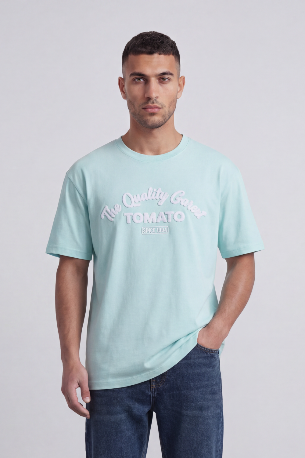 Men's Tomato Store Graphic T-Shirt Retro Quality Crew Typography Since 1994 Chest Artwork Reguler Fit