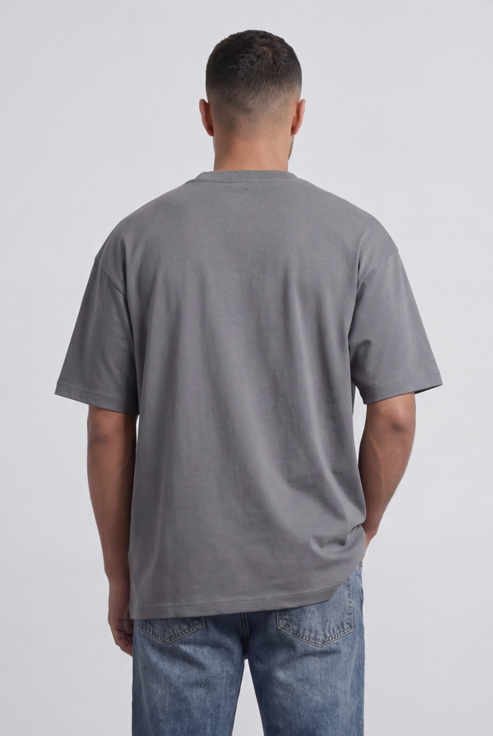 Men’s Tomato Store Regular Fit T-Shirt Rib Crew Neck Mini Neck Graphic Short Sleeves Stitch Lines