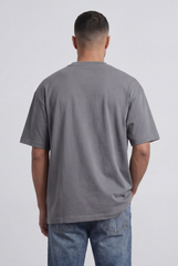 Men’s Tomato Store Regular Fit T-Shirt Rib Crew Neck Mini Neck Graphic Short Sleeves Stitch Lines