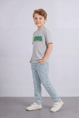 Boy's Tomato Store T-Shirt Oversized Playful Bold Color Print