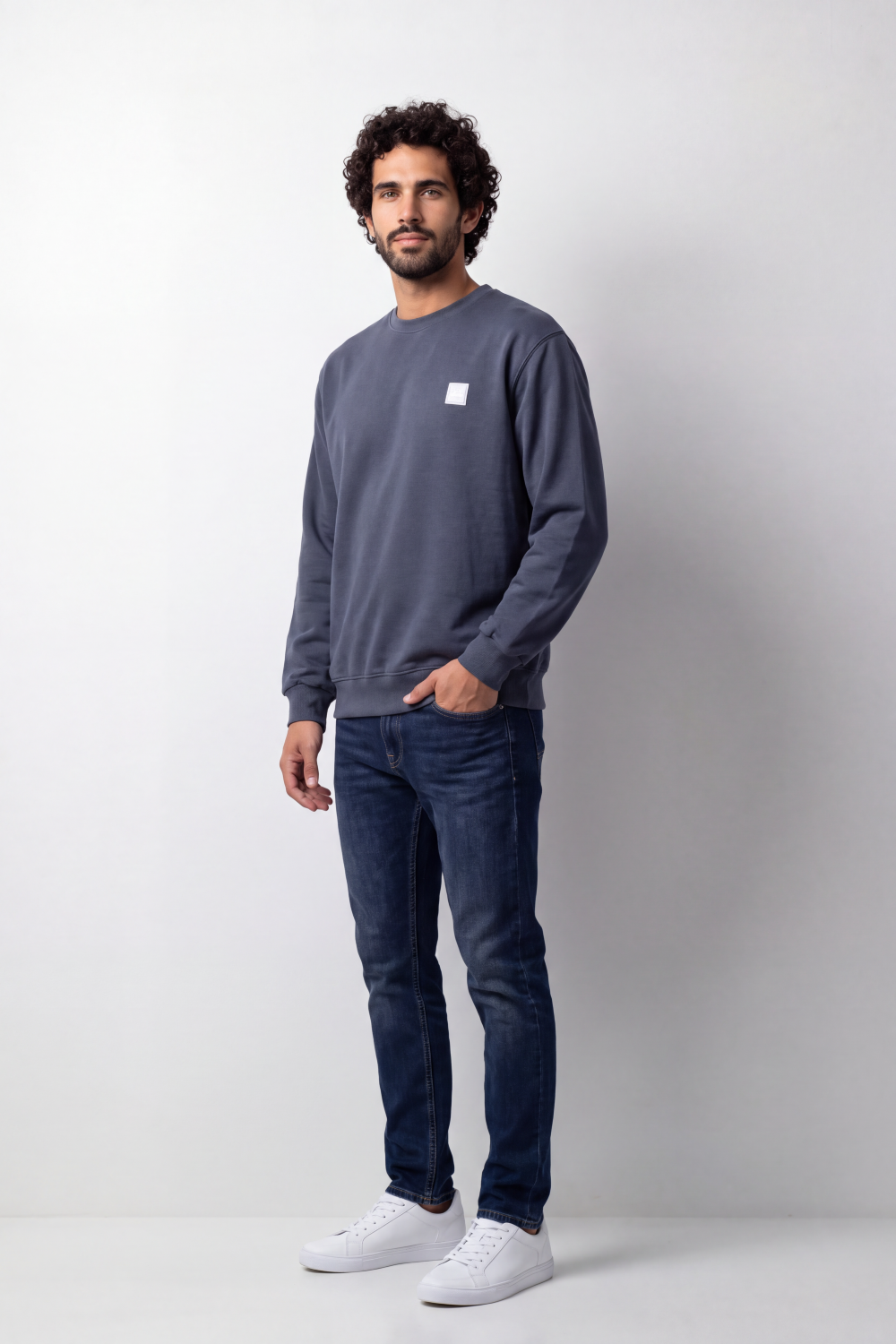 Men's Tomato Store Sweatshit Regular Fit Minimal Chest Badge