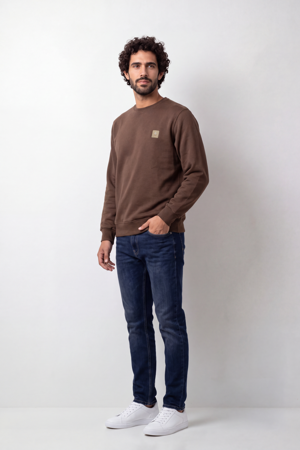 Men's Tomato Store Sweatshit Regular Fit Minimal Chest Badge