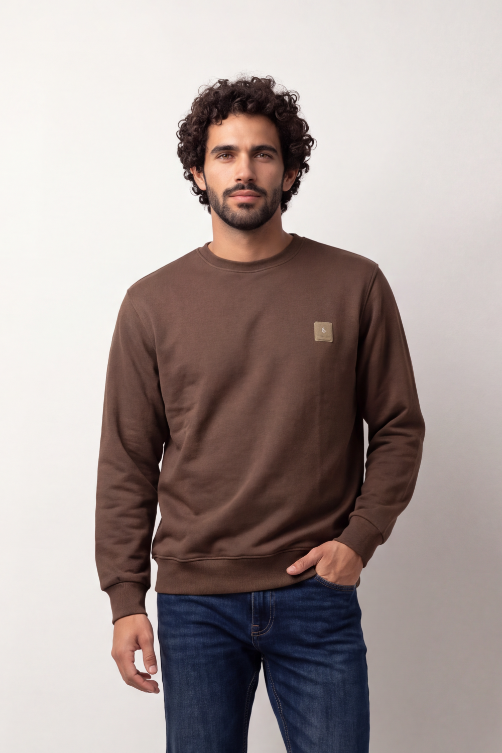 Men's Tomato Store Sweatshit Regular Fit Minimal Chest Badge
