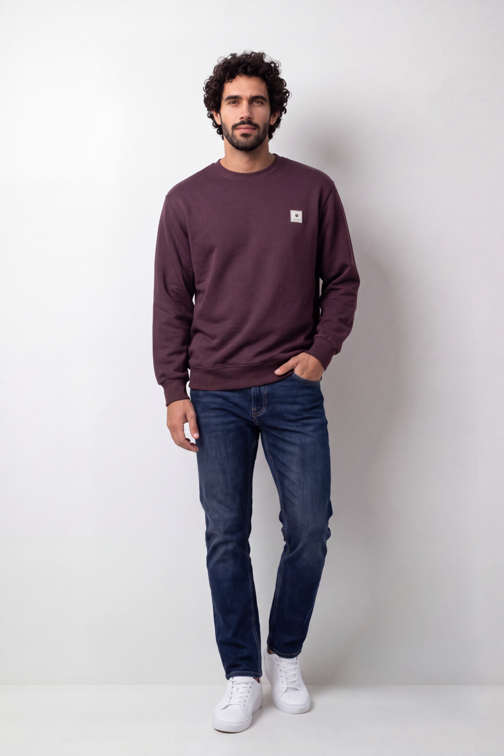 Men's Tomato Store Sweatshit Regular Fit Minimal Chest Badge