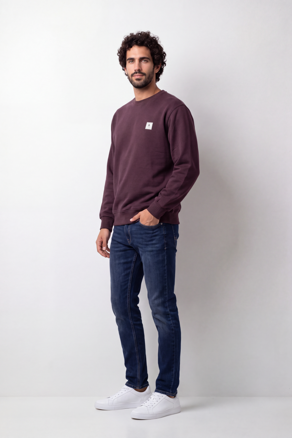 Men's Tomato Store Sweatshit Regular Fit Minimal Chest Badge