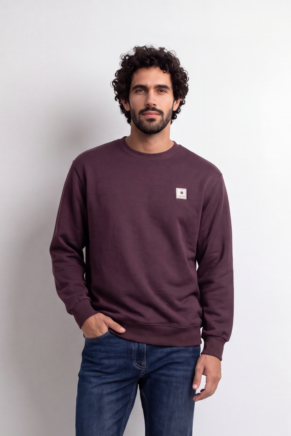 Men's Tomato Store Sweatshit Regular Fit Minimal Chest Badge