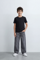 Boy’s Tomato Store Essential T-Shirt Clean Minimal Design Regular Fit Silhouette Everyday Versatility