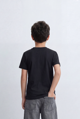 Boy’s Tomato Store Essential T-Shirt Clean Minimal Design Regular Fit Silhouette Everyday Versatility