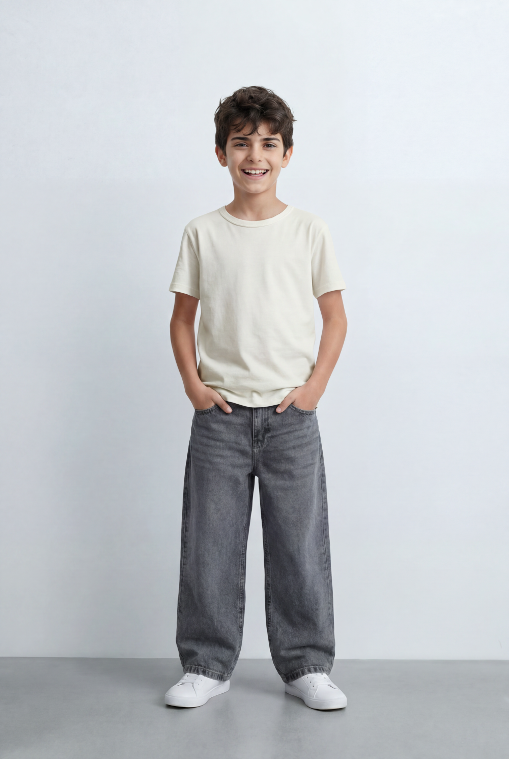 Boy’s Tomato Store Essential T-Shirt Clean Minimal Design Regular Fit Silhouette Everyday Versatility