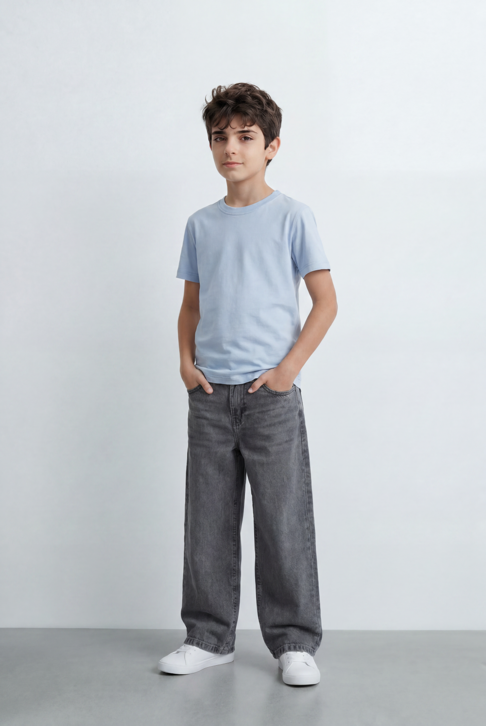Boy’s Tomato Store Essential T-Shirt Clean Minimal Design Regular Fit Silhouette Everyday Versatility
