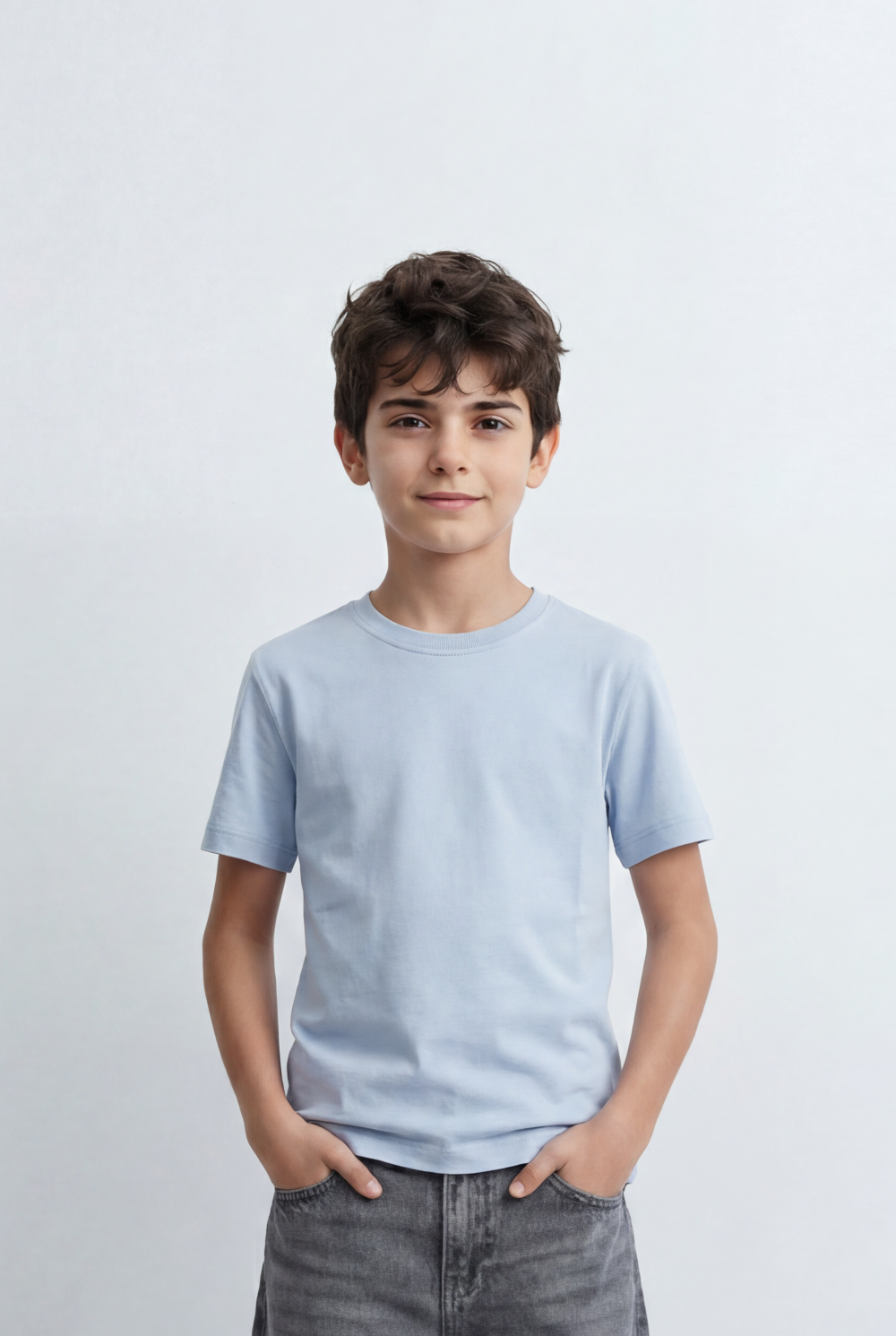 Boy’s Tomato Store Essential T-Shirt Clean Minimal Design Regular Fit Silhouette Everyday Versatility